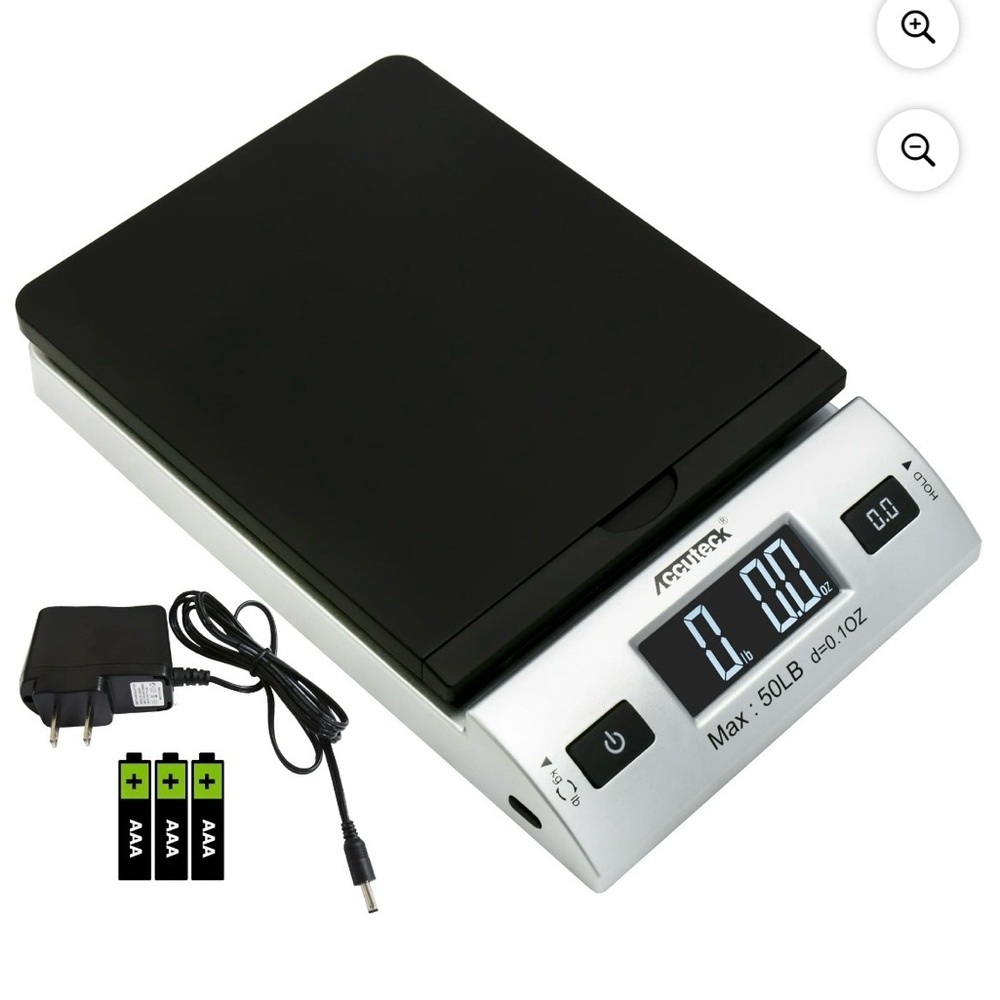 Accuteck All-In-One Series W-8250-50BS A-PT 50 Digital with AC Adapter (Silver)